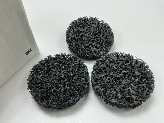 (3) 3M 07461 Scotch-brite Roloc Coating Rust & Paint Removal 3'' Inch Tr