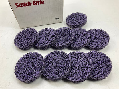 3M 07476 3'' Scotch-Brite Roloc Clean Strip XT Disc Extra Coarse, TR 10 PACK