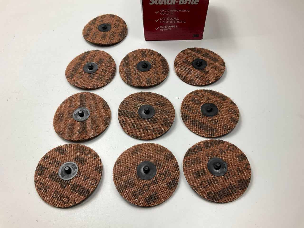 10 Pack - 3M 07482 Scotch-Brite Roloc Surface Conditioning Discs 4'' COARSE