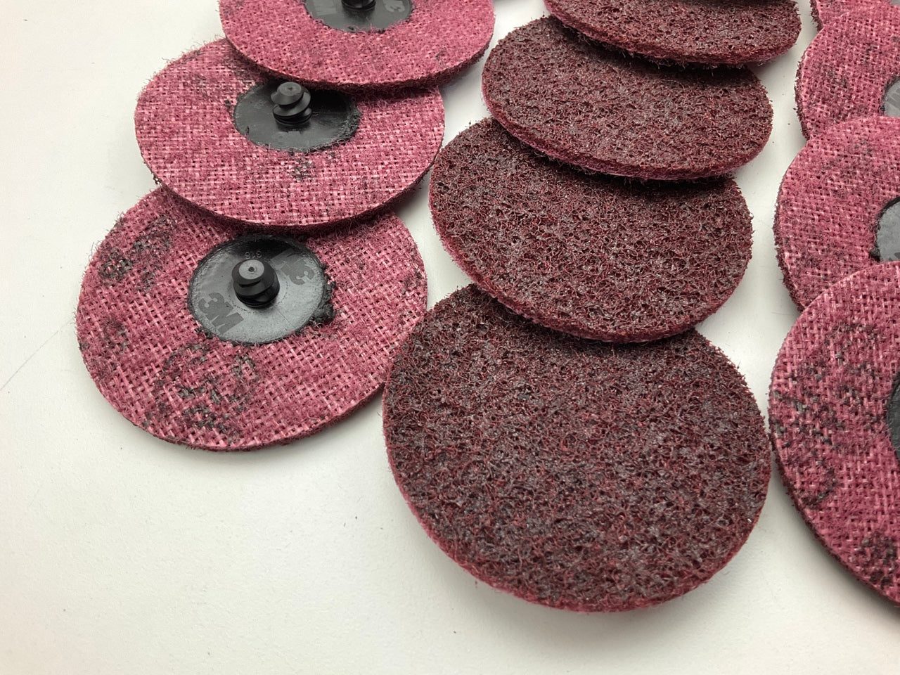 PACK Of 24 - 3M 07486 3'' Scotch-Brite Roloc Disc Medium