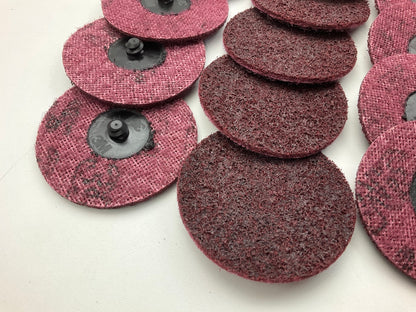 PACK Of 24 - 3M 07486 3'' Scotch-Brite Roloc Disc Medium