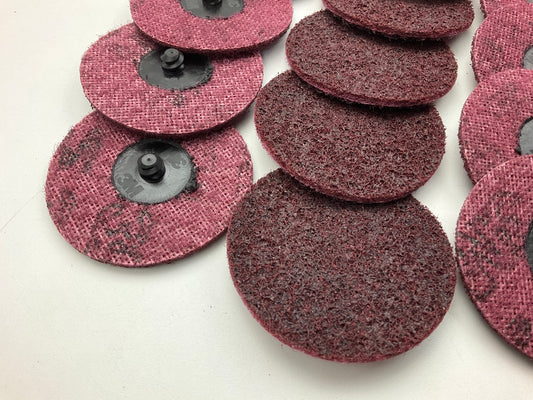 PACK Of 24 - 3M 07486 3'' Scotch-Brite Roloc Disc Medium