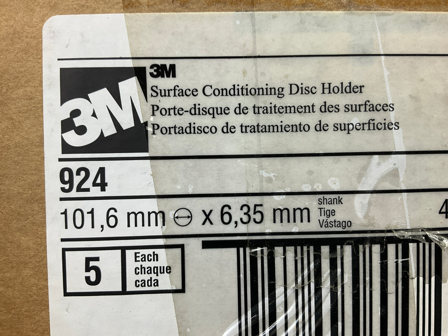(5) 3M 07492 Scotch Brite Sanding Disc Holder For 4'' Inch Discs (Bulk Packed)
