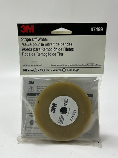 3M 07499 Eraser Wheel Stripe Vinyl Glue Decal Adhesive 4'' X 5/8'' Remover Tool