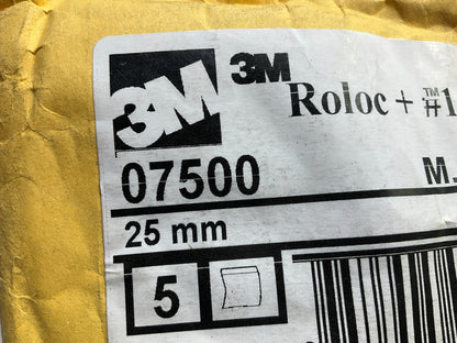 Pack Of (5) - 3M 07500 Roloc Disc Pad Holder, 25,000 Max RPM