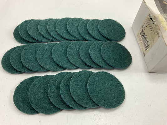 3M 07506 3'' Scotch Brite Surface Conditioning Discs, Very Fine, Box Of 25 Discs