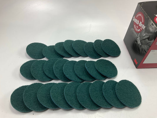 3M 07513 3'' Scotch Brite Roloc Surface Conditioning Discs, 25 / Pack