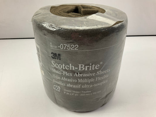 3M 07522 Scotch-brite Multi-flex Abrasive Sheet Roll, Ultra Fine, 8'' X 20' 7522