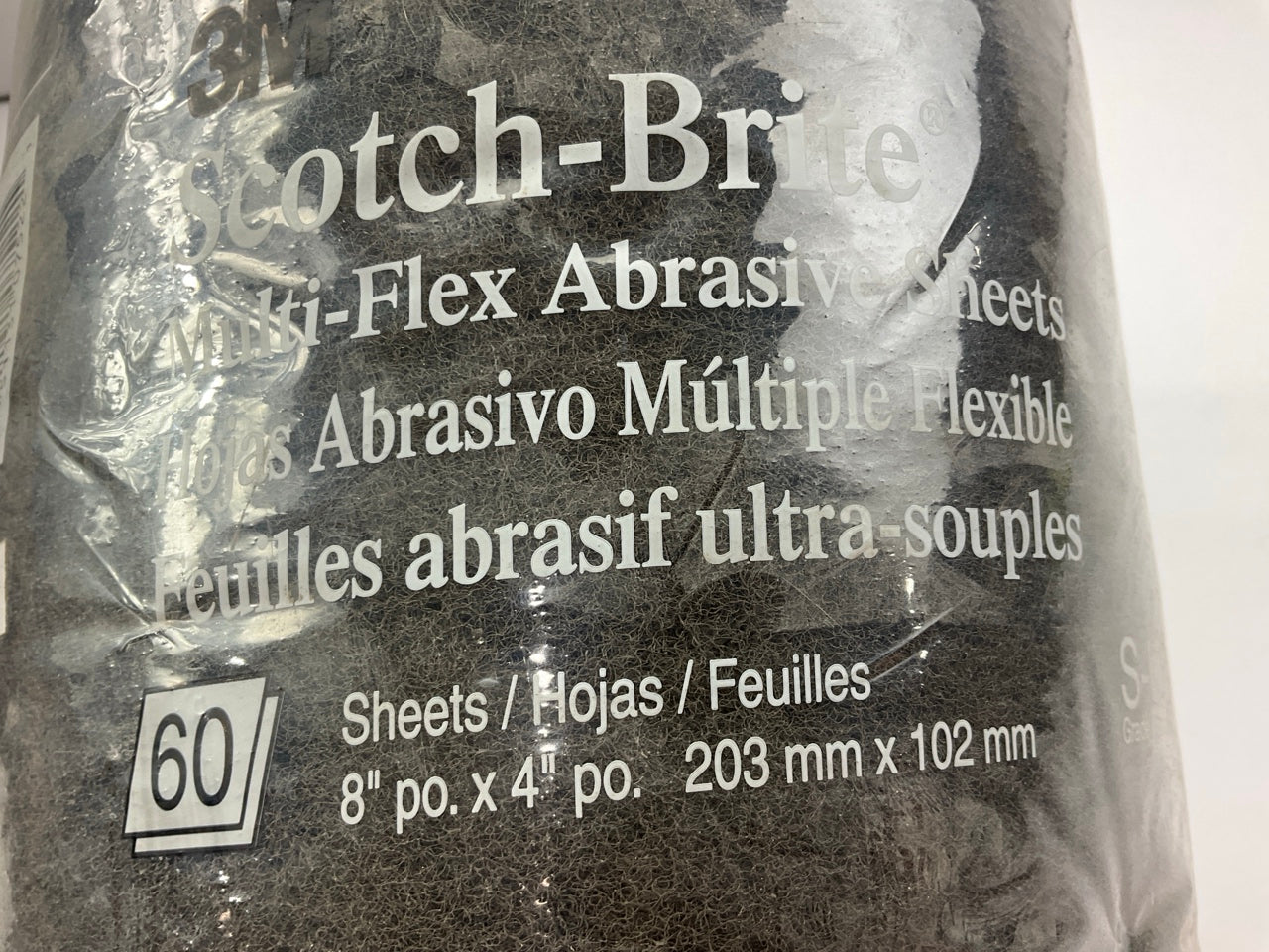 3M 07522 Scotch-brite Multi-flex Abrasive Sheet Roll, Ultra Fine, 8'' X 20' 7522