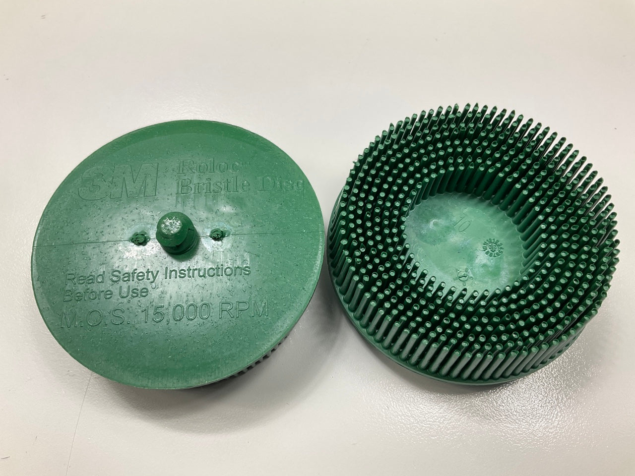 3M 07526 3'' 50 Grit Scotch-Brite Roloc Bristle Disc - Pack Of 10