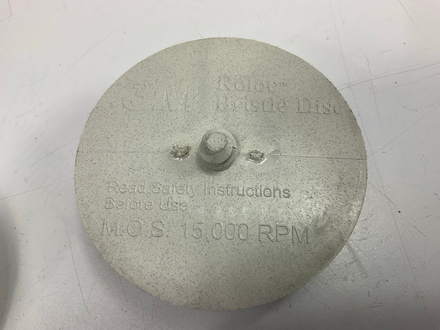 3M 07529 3'' Scotch-Brite Roloc Bristle Discs, 120 Grit, Fine, 5 / PACK