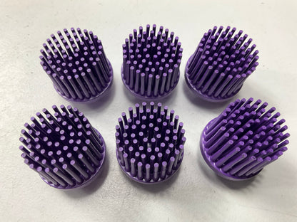 3M 07537 Scotch-Brite Roloc Body Man's Bristle Discs 3in, 36 Grade - 6 Pack