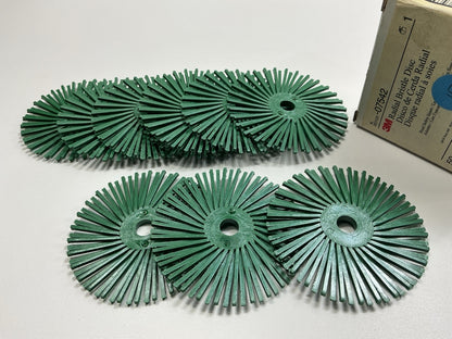 3M 07542 Radial Bristle Discs 3'' 50 Grit, Box Of 10 Discs