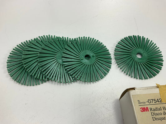 3M 07542 Radial Bristle Discs 3'' 50 Grit, Box Of 5 Discs