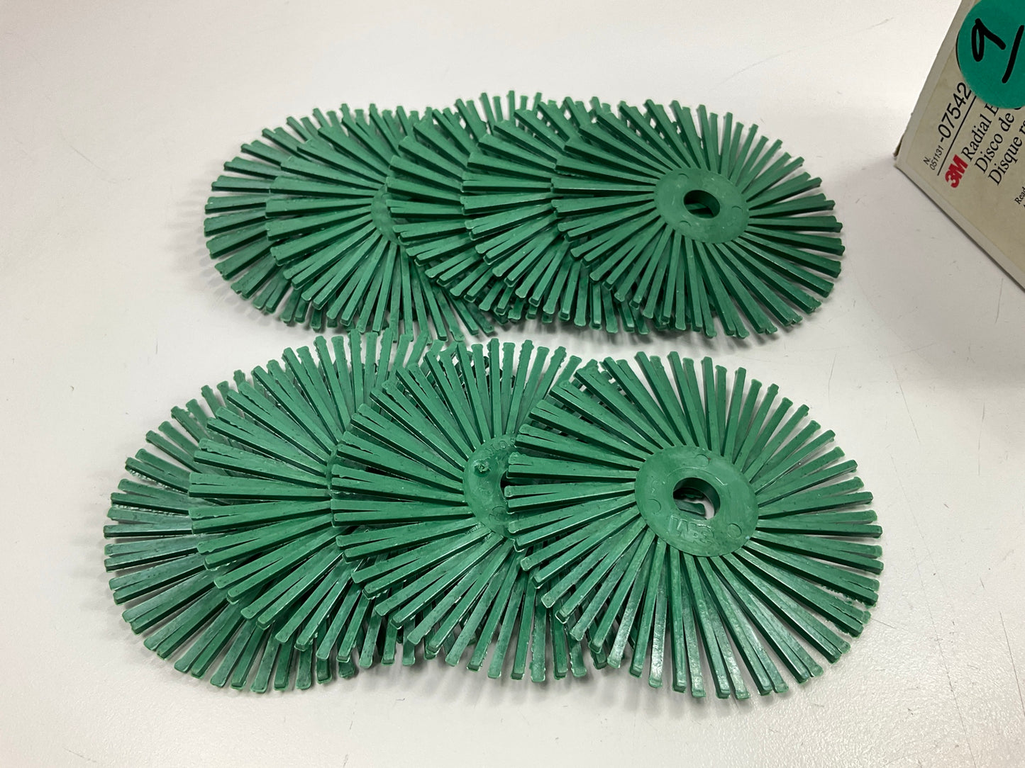 3M 07542 Radial Bristle Discs 3'' 50 Grit, Box Of 9