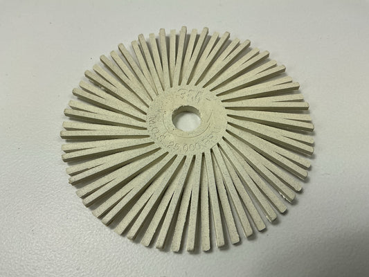 3M 07544 Scotch-Brite Bristle Disc, 3'' X 3/8'' 120 Grade, Pack Of 10 Discs