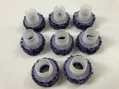 (8) DISCS - 3M 07546 Scotch-Brite Roloc Brake Hub Cleaning Discs, Extra Coarse
