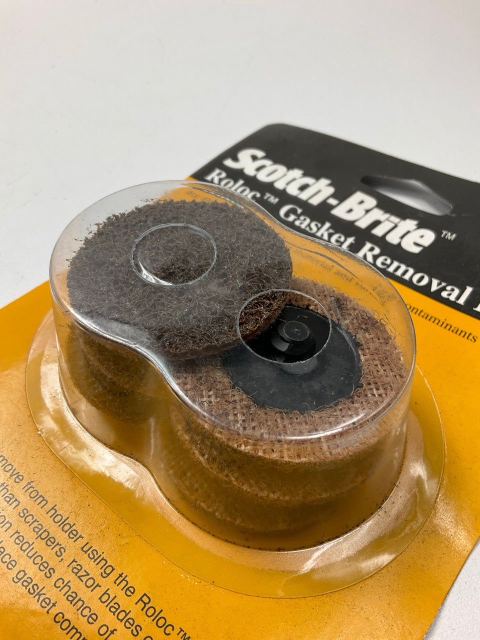 3M 07713 2'' Coarse Roloc Gasket Removal Discs, 6 Discs