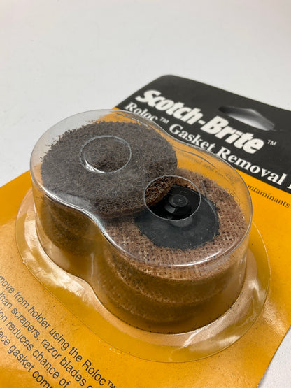 3M 07713 2'' Coarse Roloc Gasket Removal Discs, 6 Discs