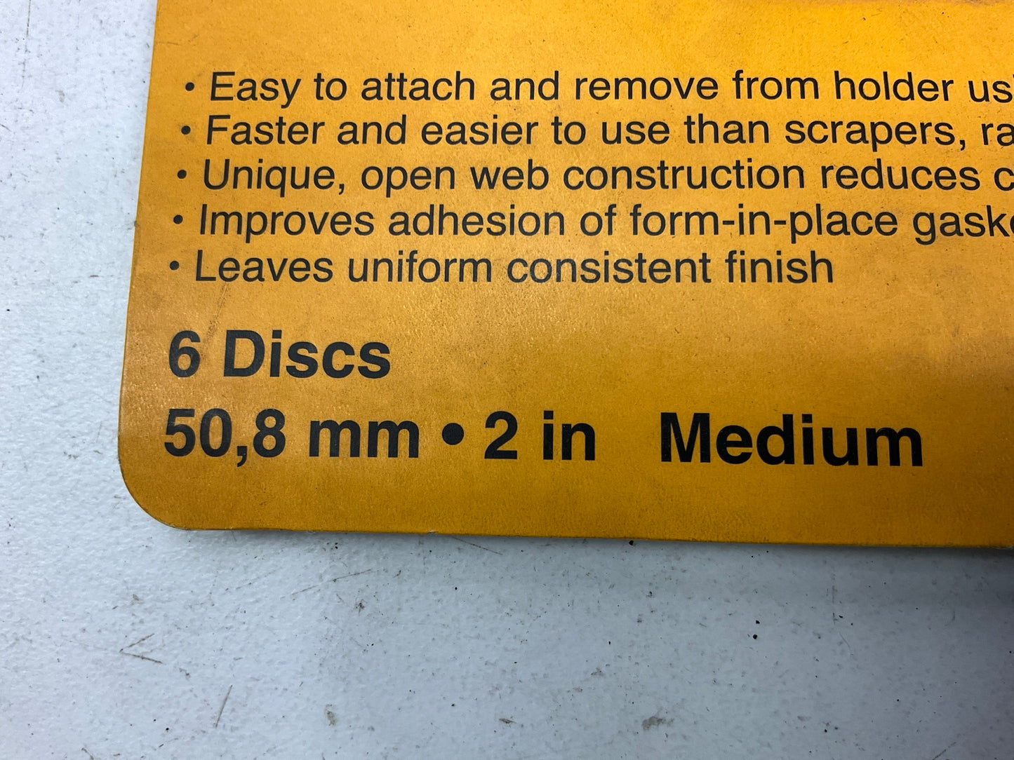 (30) Total - 3M 07714 Scotch-Brite 2'' Roloc Gasket Removal Disc Pack, Medium