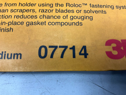 (30) Total - 3M 07714 Scotch-Brite 2'' Roloc Gasket Removal Disc Pack, Medium