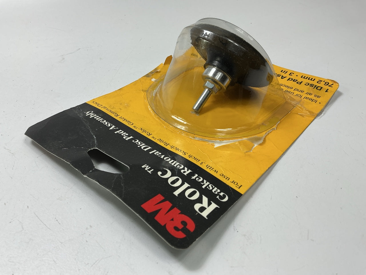 OPEN PACKAGE - 3M 07716 Roloc Gasket Removal 3'' Disc Pad Holder