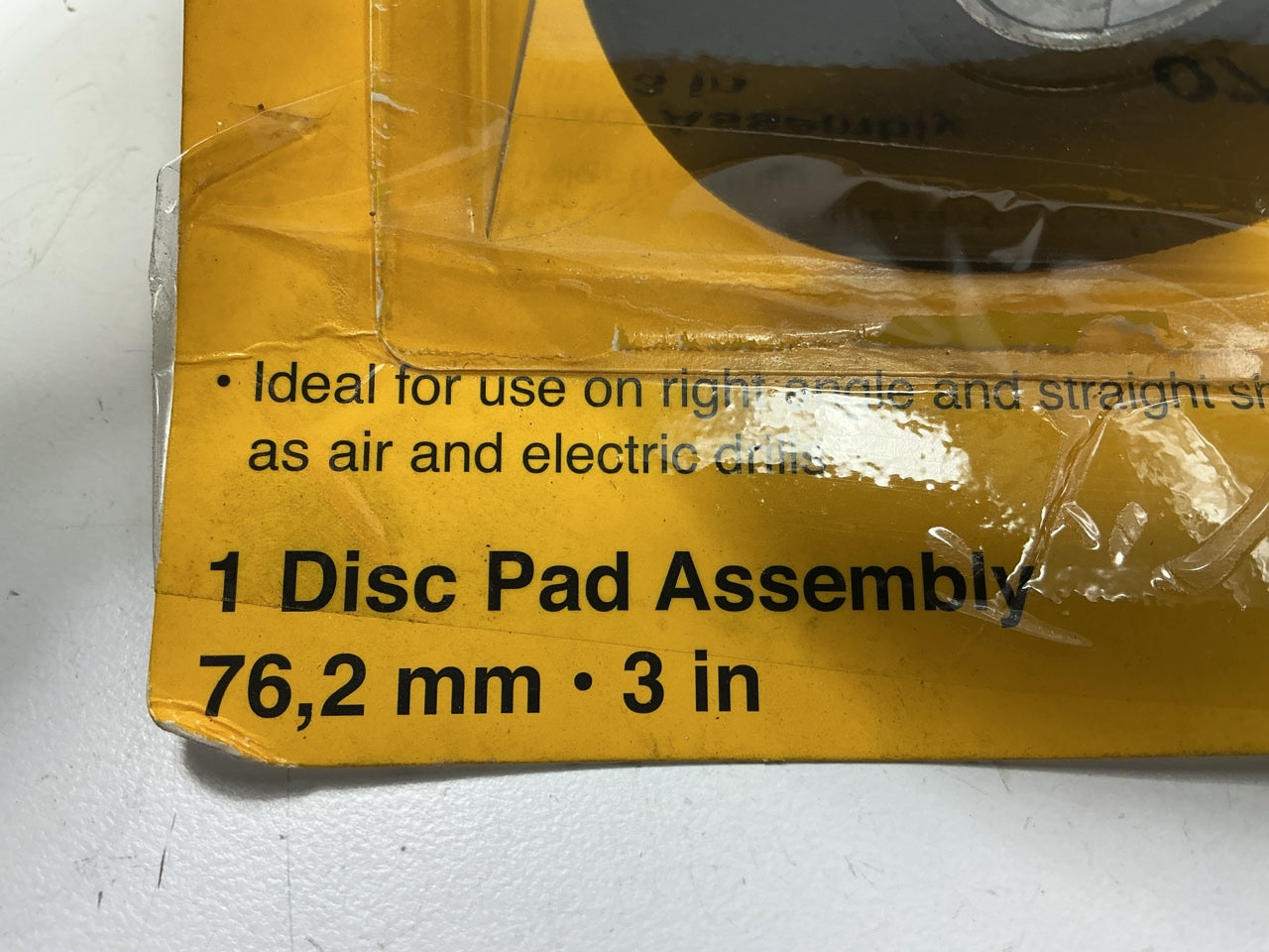 OPEN PACKAGE - 3M 07716 Roloc Gasket Removal 3'' Disc Pad Holder