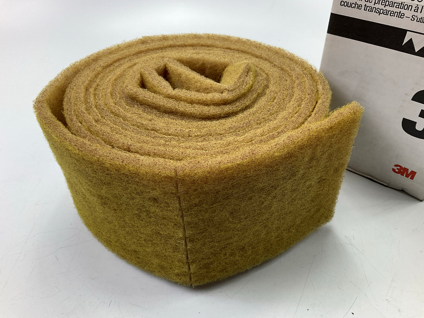3M 07745 Scotch Brite Clear Blend Prep Scuff Pads, 4-3/4'' X 15' Roll, Perforated