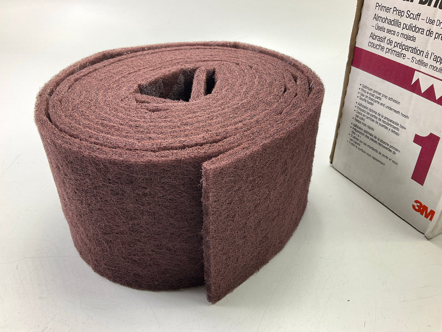 3M 07747 Primer Prep Scuff Pads 4-3/4 In X 6'' IN , Maroon, Pack Of ( 30)