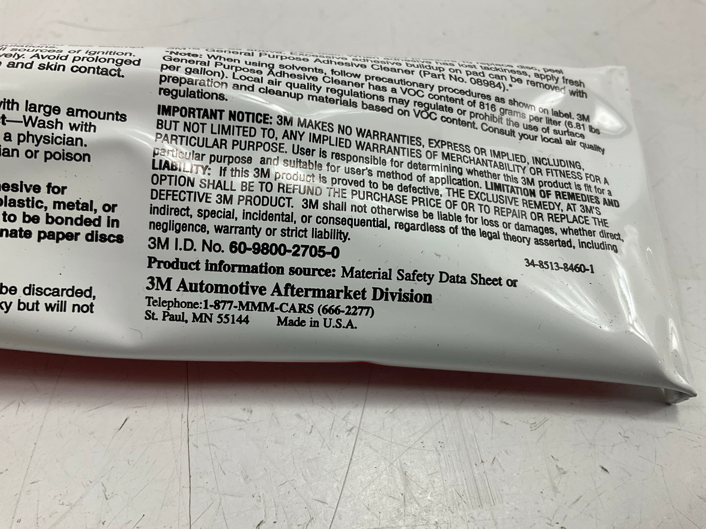 3M 08051 Feathering Disc Adhesive, 5 Oz