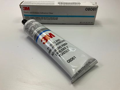 3M 08061 Plastic And Emblem Adhesive, 5 Oz Tube