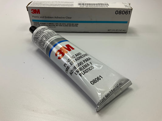 3M 08061 Plastic And Emblem Adhesive, 5 Oz Tube