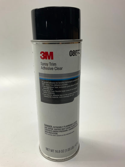 3M 08074 Spray Trim Adhesive, Clear, 16.8 Oz