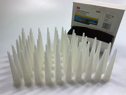 Pack Of 50 - 3M 08187 Threaded Cartridge Nozzles One-part Adhesives Nozzle