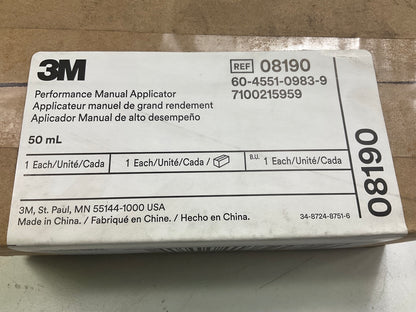 3M 08190 Performance Manual Applicator For 2 Part Adhesive Cartridge 50mL
