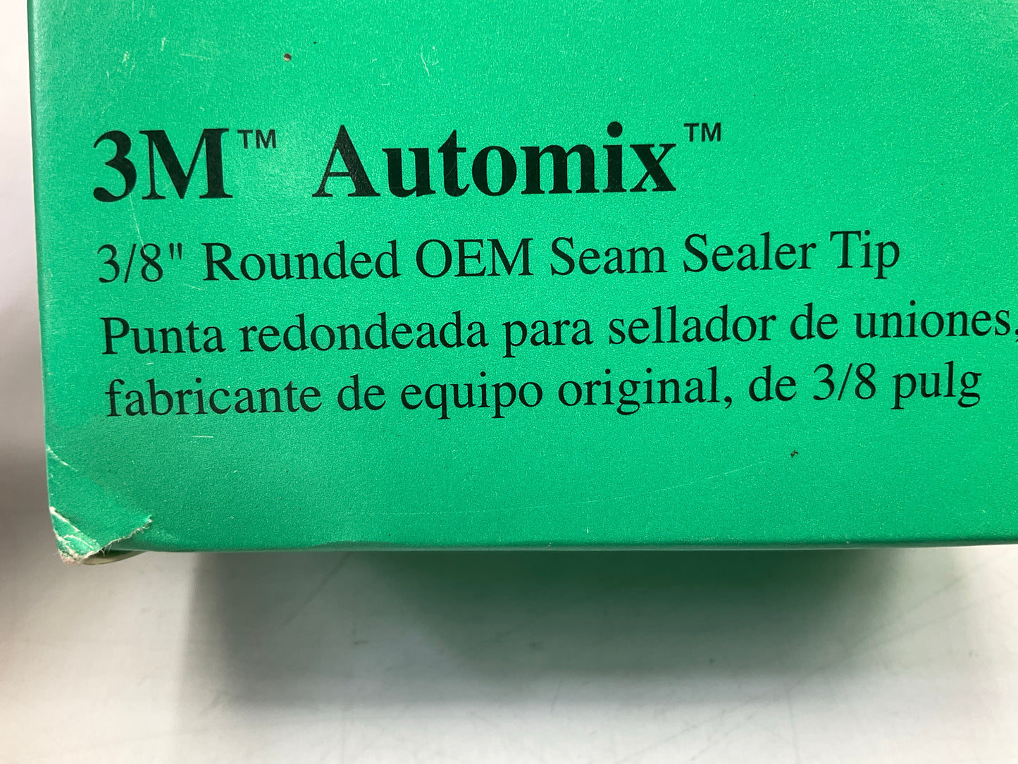 (6) 3M 08202 Round Seam Sealer Tip, 3/8 In Size