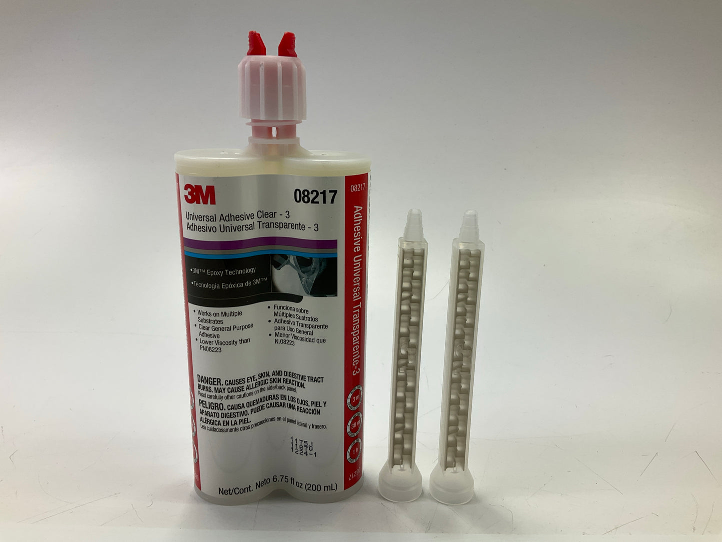 3M 08217 200ml Automix Universal Adhesive Clear - Metal, Glass & Plastic Repair