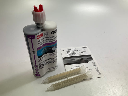 3M 08239 TPO Plastic Parts Repair - 200 Ml Plus 2 Nozzles (6.75 Fl Oz)
