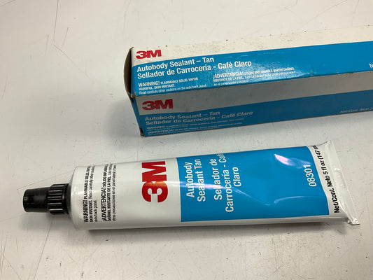 3M 08301 Ultrapro Autobody Sealant Tan, High-Solids, Fast-Curing, 5 Oz Tube