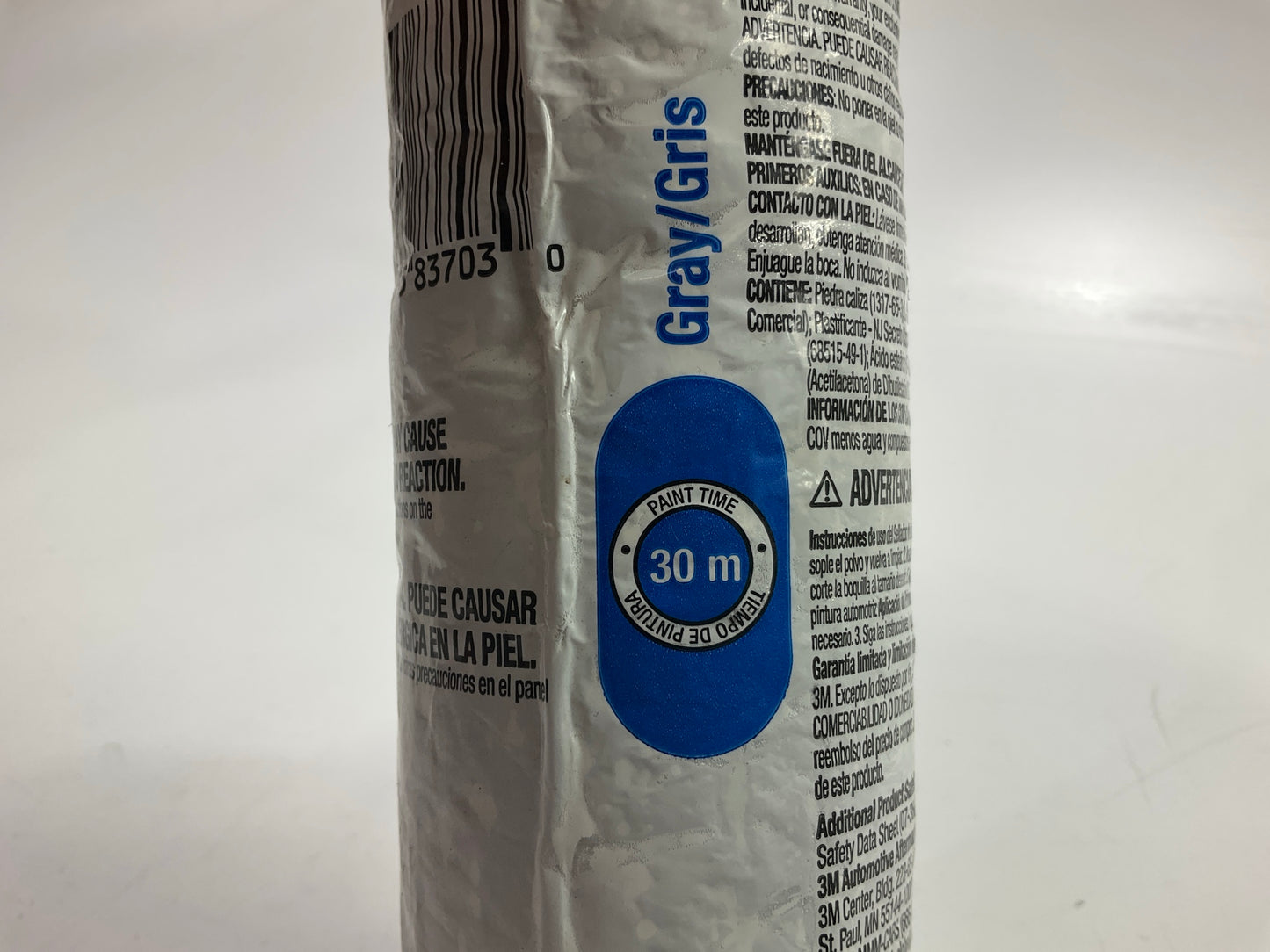 3M 08370 Ultrapro MSP Seam Sealer Gray 310 Ml Still Soft, Missing Nozzle