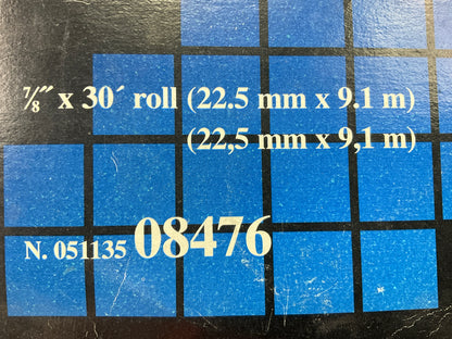 3M 08476 Auto Body 7/8'' X 30' Seam Sealer Tape -  (Single Roll)