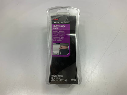 3M 08582 36'' Door Edge Protection Film, 36''x1/2'' Strips, Pack Of 2