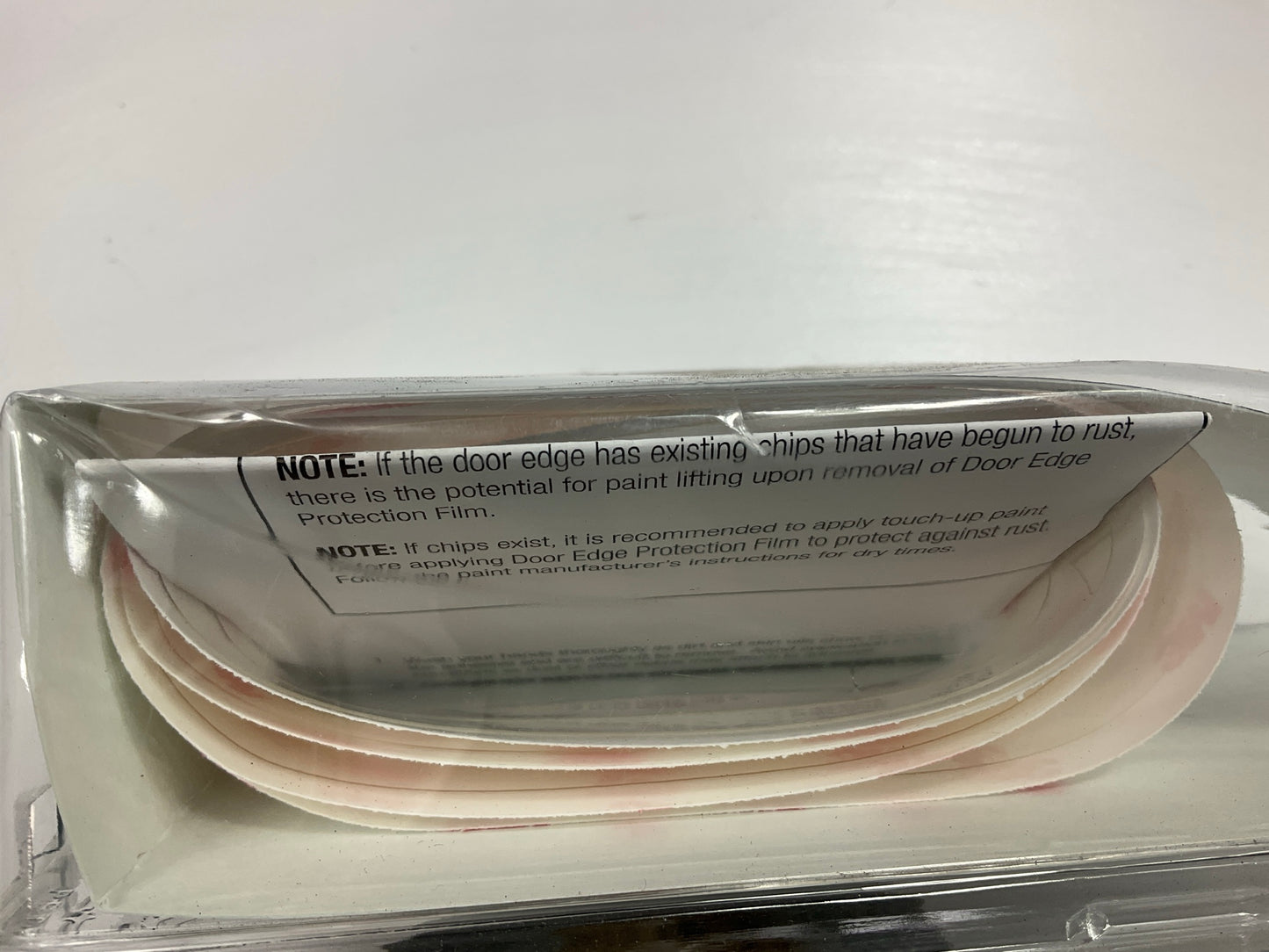 3M 08582 36'' Door Edge Protection Film, 36''x1/2'' Strips, Pack Of 2