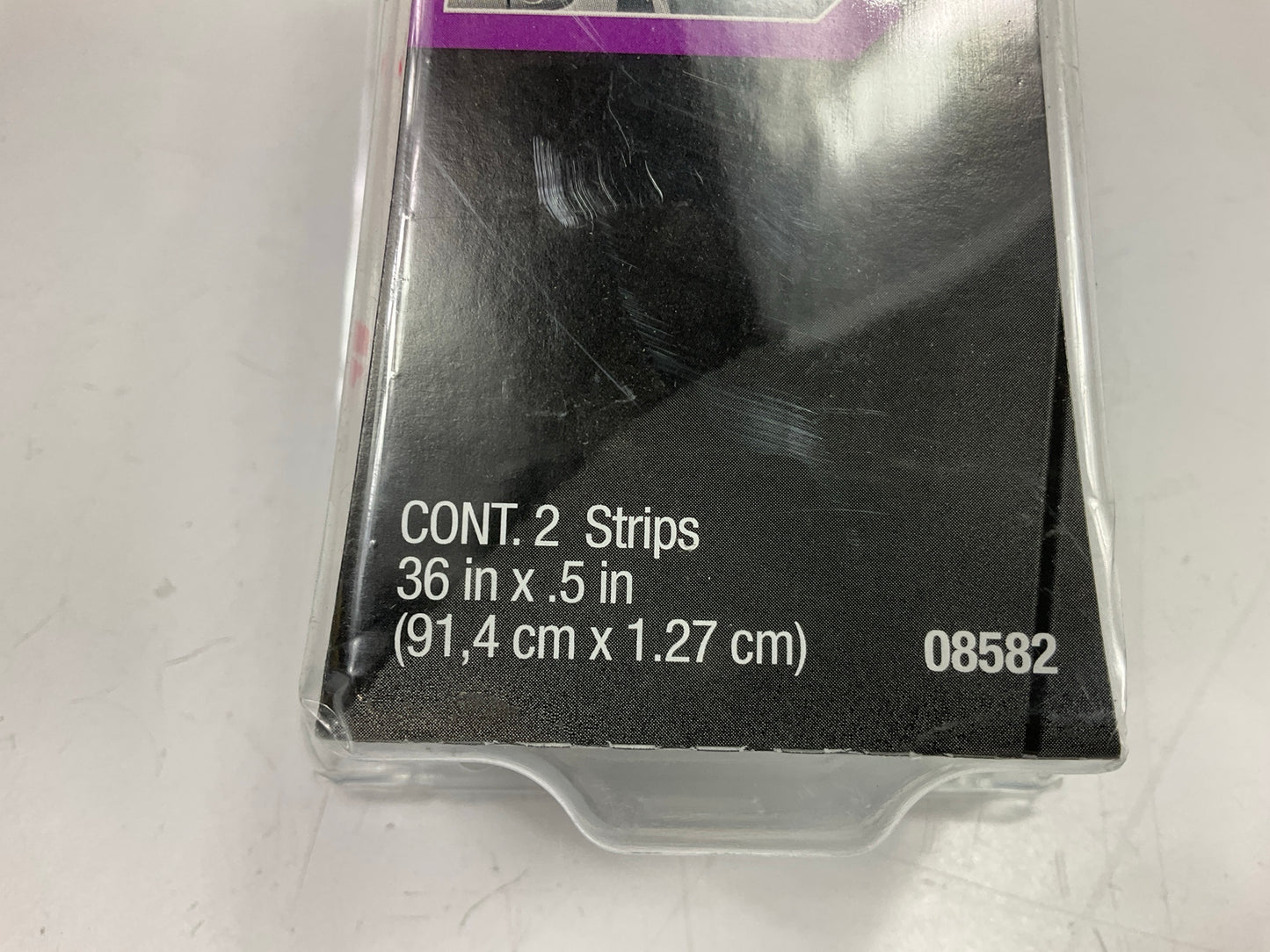 3M 08582 36'' Door Edge Protection Film, 36''x1/2'' Strips, Pack Of 2
