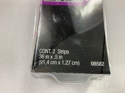 3M 08582 36'' Door Edge Protection Film, 36''x1/2'' Strips, Pack Of 2