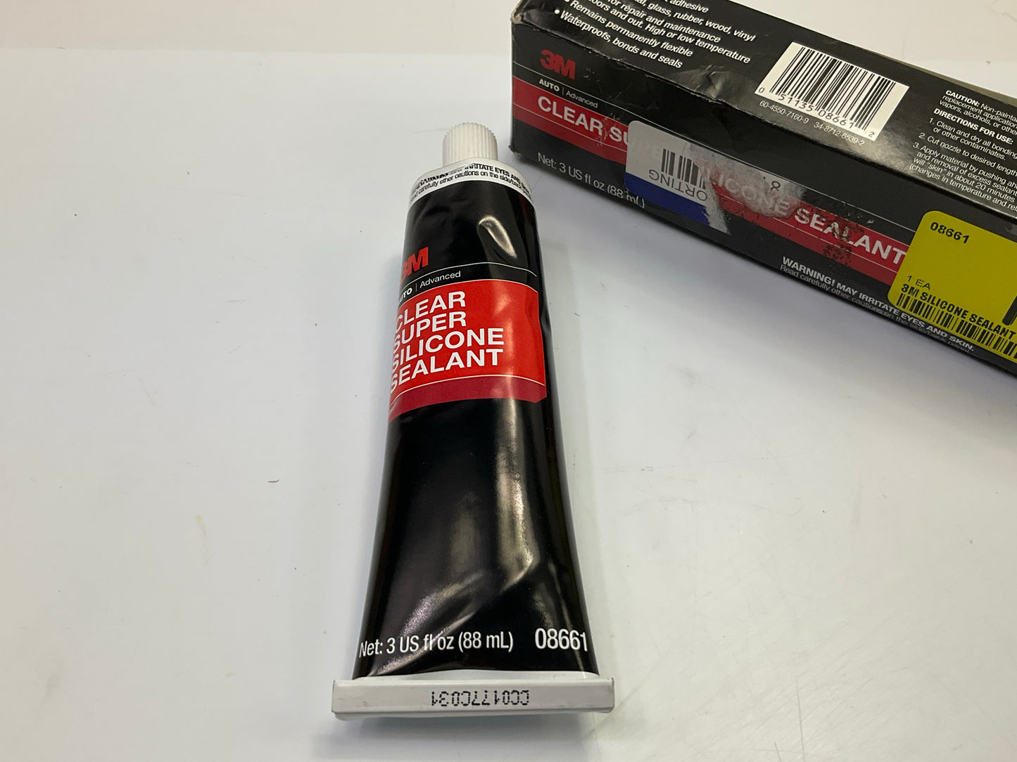 3M 08661 Clear Super Silicone Seal, 3 Oz