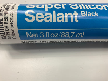 3M 08662 Black Super Silicone Seal, 3 Oz Tube