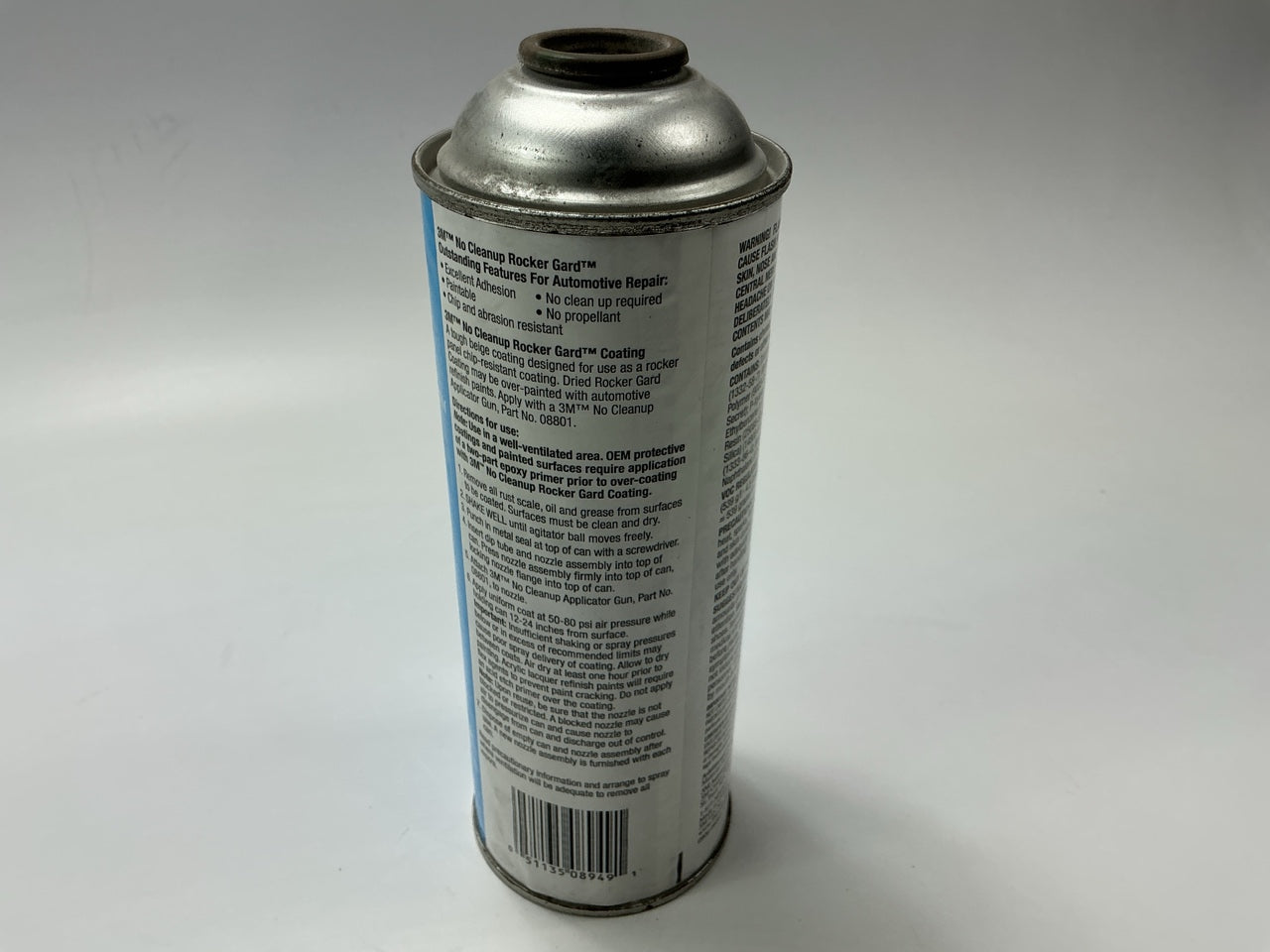 MISSING TUBE, COMES AS SHOWN 3M 08949 No Cleanup Rocker Gard Coating, 22 Oz