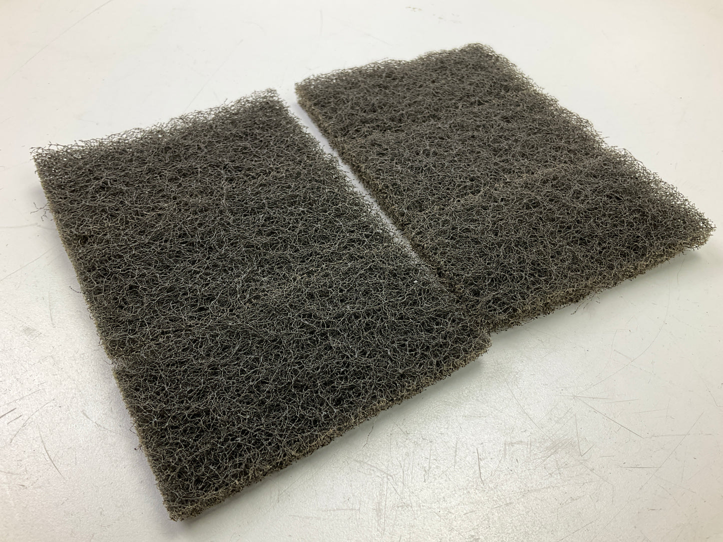 (10) 3m 10116NA #2 Medium Synthetic Steel Wool Pads 2''X4'' - 6 IN EACH PACK