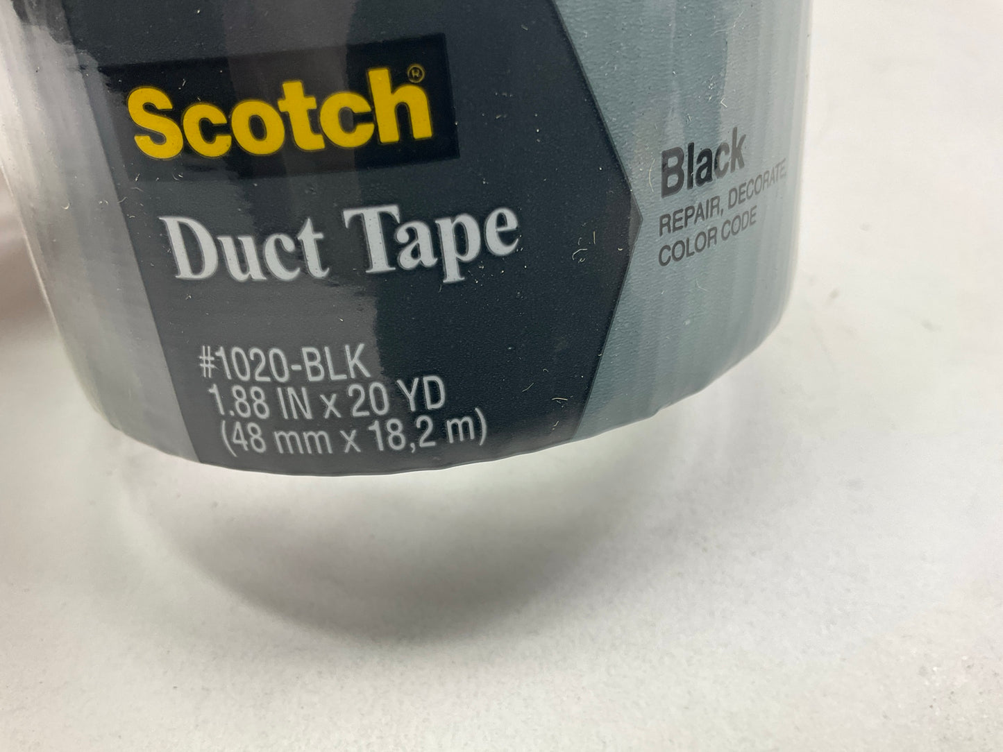 (10) Rolls - 3M 3920-BK 1.88'' X 20 Yards Scotch Black Duct Tape